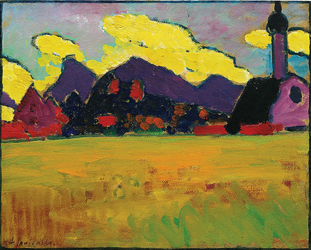 Алексей Явленский. «Окрестности Мурнау». 1910. Фото: Hilti Art Foundation, Schaan, Liechtenstei