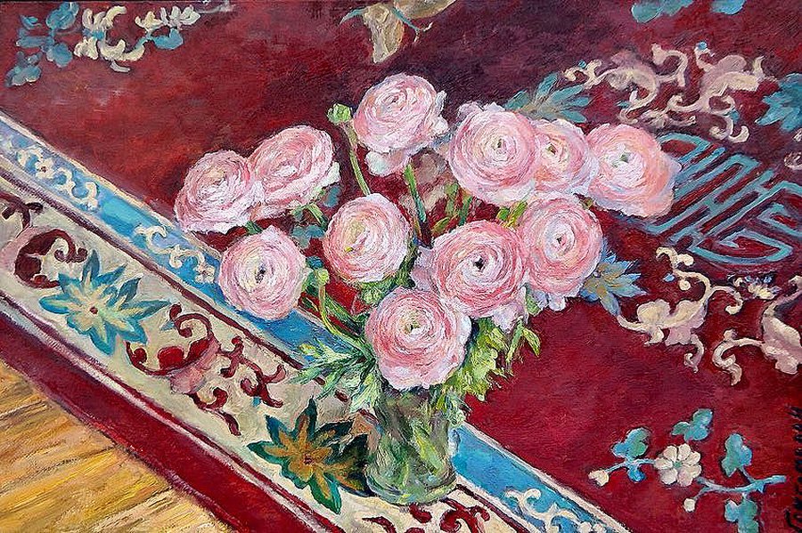 Наталия Григорьева. «Ранункулюсы». 2019. Фото: архив Наталии Григорьевой