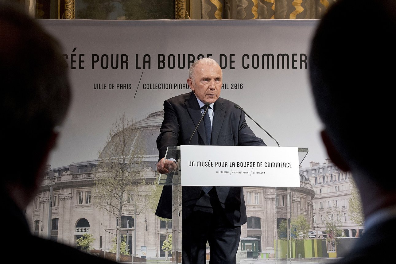 Francois Pinault. Un musee pour la Bourse de Commerce. Ville de Paris - Collection Pinault / Luc Castel