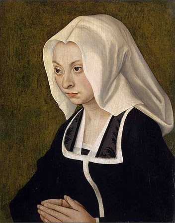 Lucas Cranach d. Ä. (1472-1553); Brustbild einer Frau, um 1508; Eichenholz; 43 x 33 cm; Kunstmuseum Basel, Depositum Kunsthaus Zürich 1985; Inv. Dep 24; © Kunstmuseum Basel