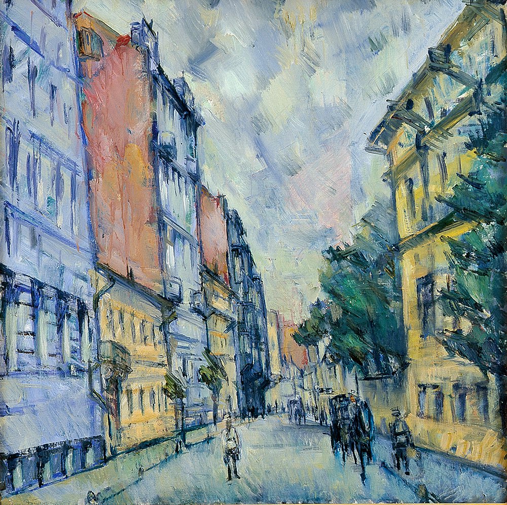 Вениамин Эйгес. «Улица Воровского». 1927. Краснодарский краевой художественный музей им. Ф.А.Коваленко