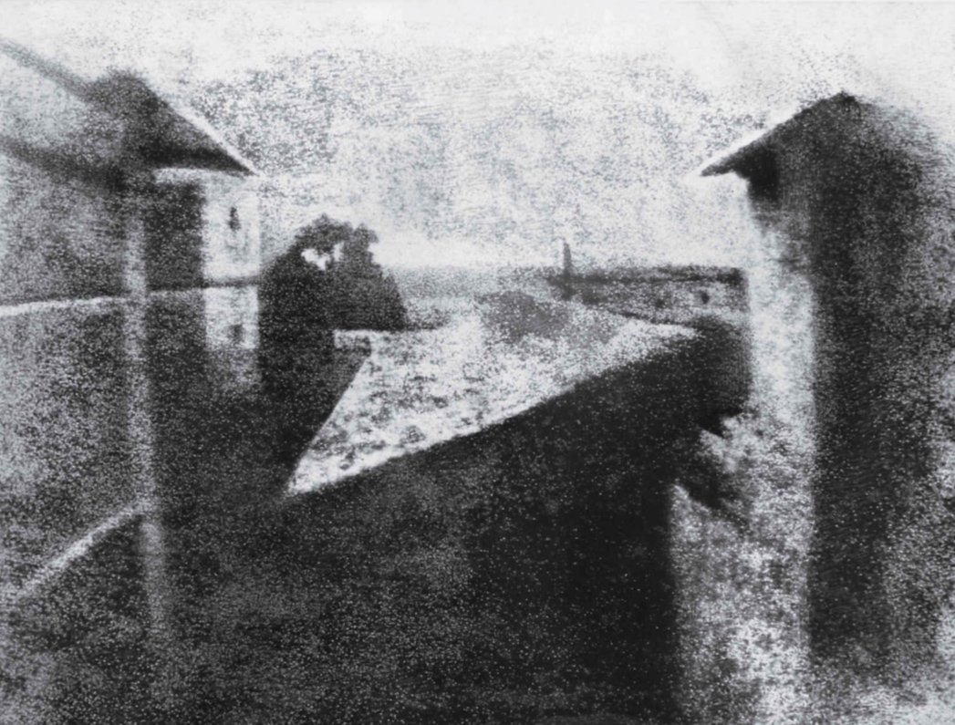 Жозеф Ньепс. «Вид из окна». 1826