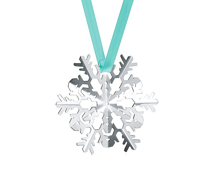 Tiffany & Co. Снежинка из серебра на елку