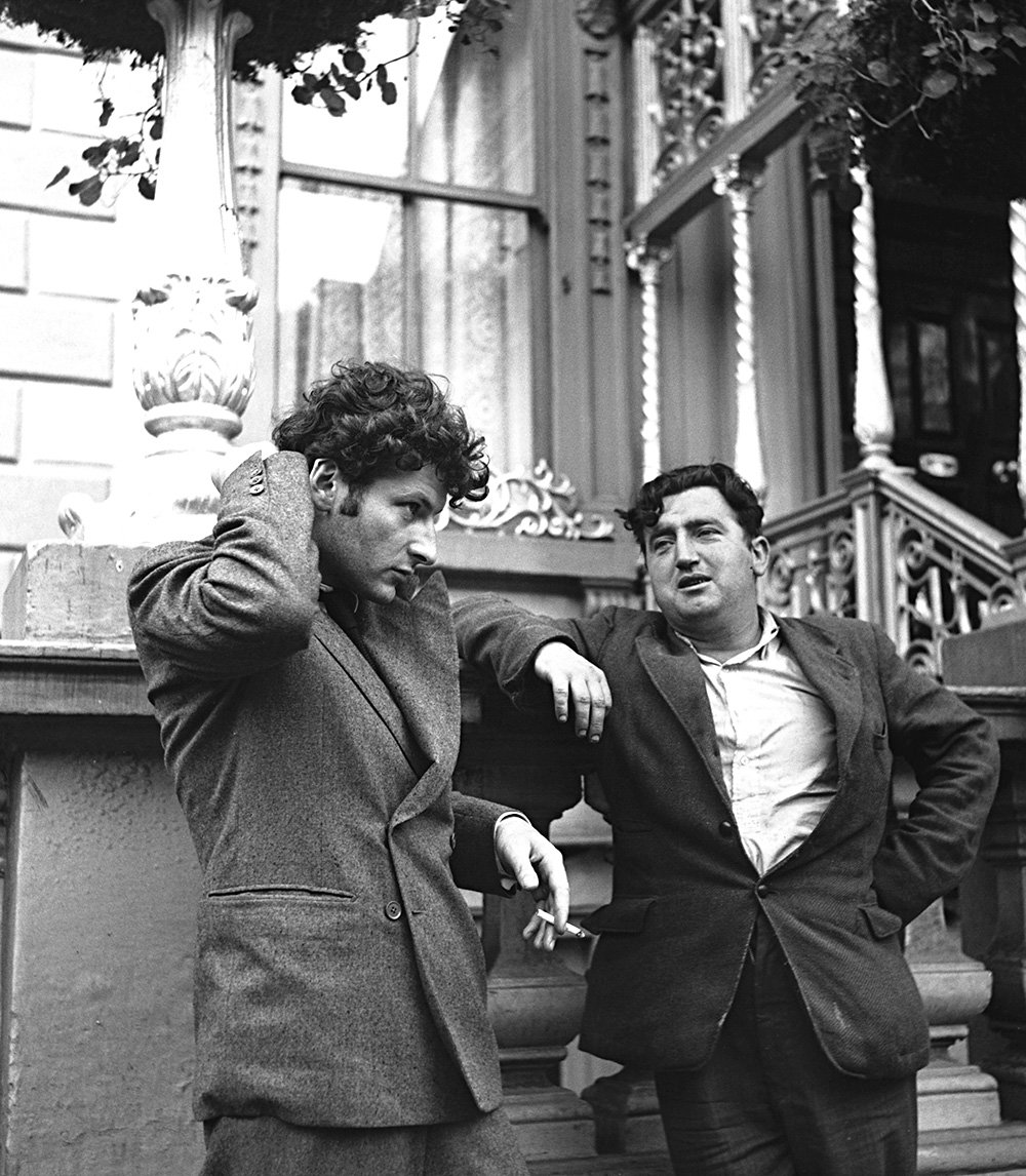 Люсьен Фрейд и ирландский писатель Брендан Биэн. 1952 г. Фото британского писателя и телеведущего Дэниела Фарсона. Фото: State of Daniel Farson / National Portrait Gallery, Londo