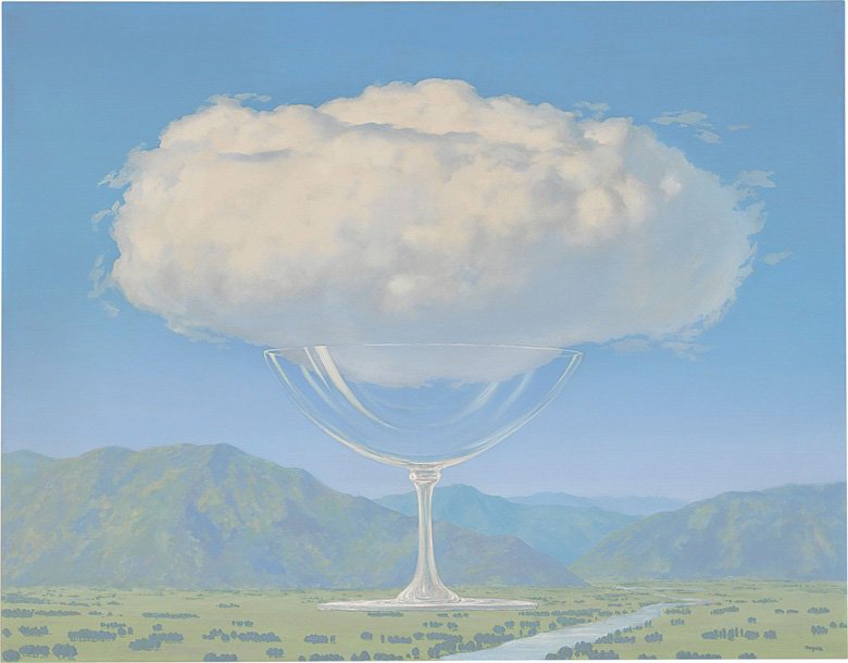 Рене Магритт. «Душевные струны». 1960. Christie's, продано за £14,5 млн. Courtesy of Christie'