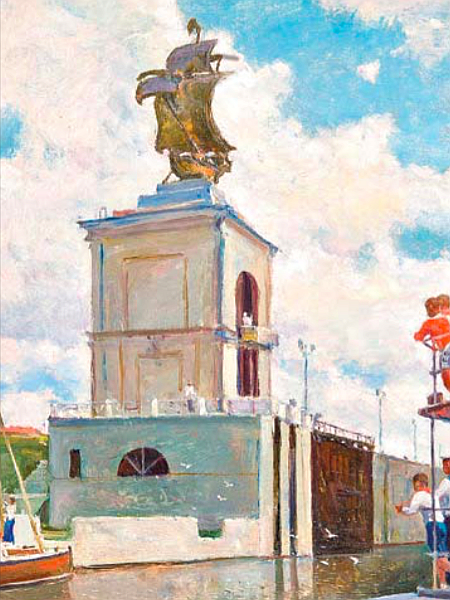 Георгий Нисский. «Дмитровский шлюз». Эстимейт $120–150 тыс.Предоставлено Совкомом