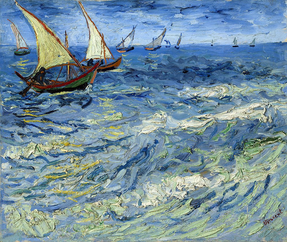 Винсент ван Гог. «Море в Сент-Мари». 1888. Фото: ГМИИ им. А.С.Пушкина