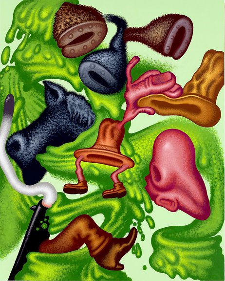 "Абстрактно-экспрессионистический ковбой". 2015. Фрагмент / courtesy Gary Tatintsian Gallery