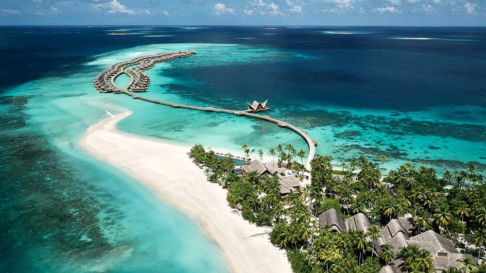 Вид на курорт JOALI Maldive