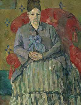 Поль Сезанн. Мадам Сезанн в красном кресле. Около 1877 года