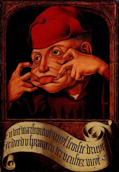 Аноним. Сатирический диптих. 1527–1530. Фландрия. Доска, масло