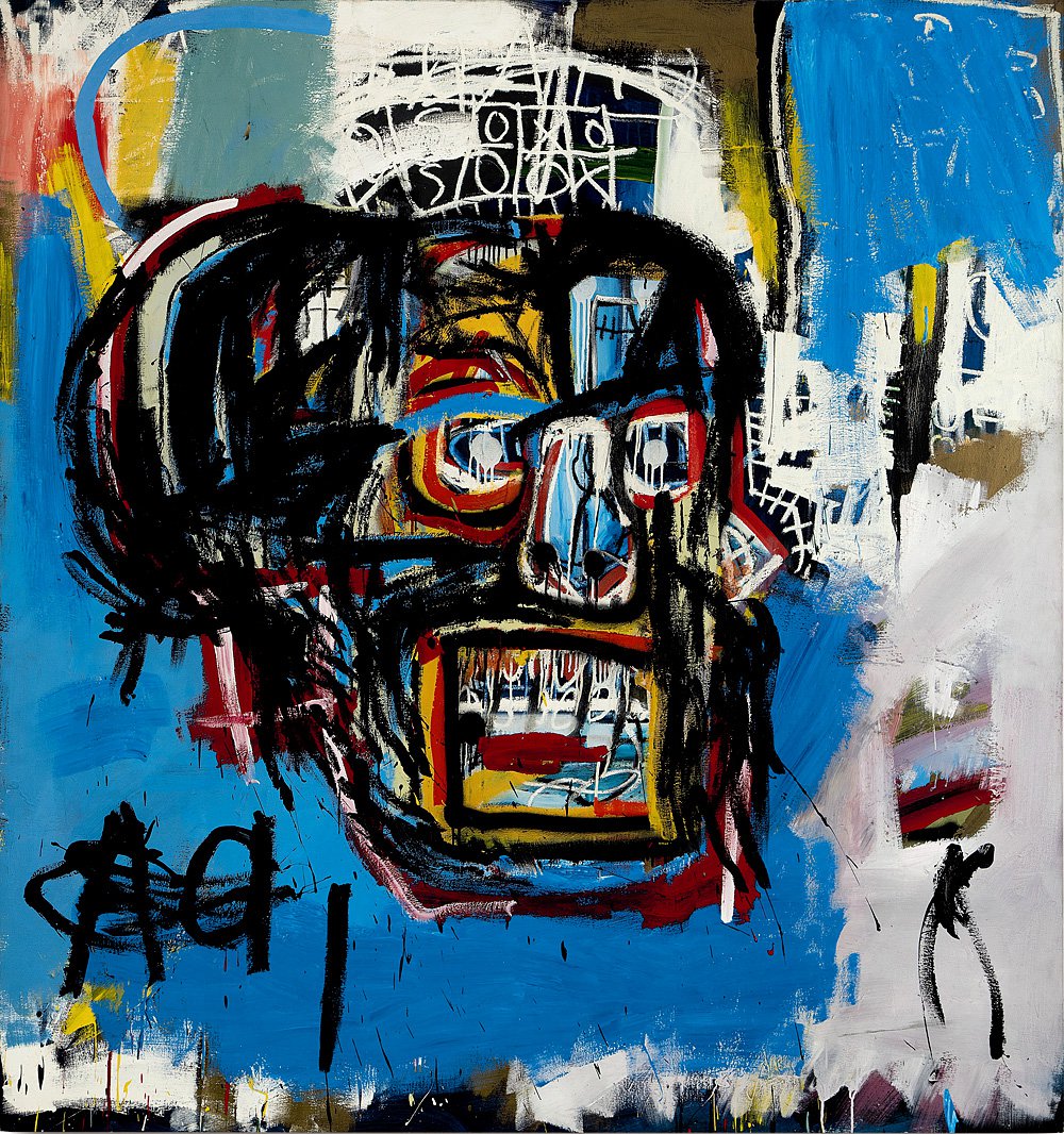 Жан-Мишель Баскиа. «Без названия». 1982. Sotheby's, Нью-Йорк, 18 мая 2017 г. Продано за $110,5 млн. Фото: Sotheby'