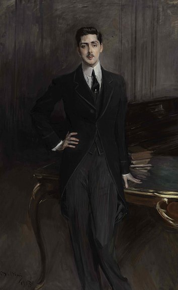 Джованни Больдини. «Портрет графа С.П.Зубова». 1913. Франция, Париж (?)