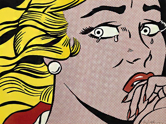 Рой Лихтенштейн. «Плачущая девушка». 1963 / Courtesy of Christie'