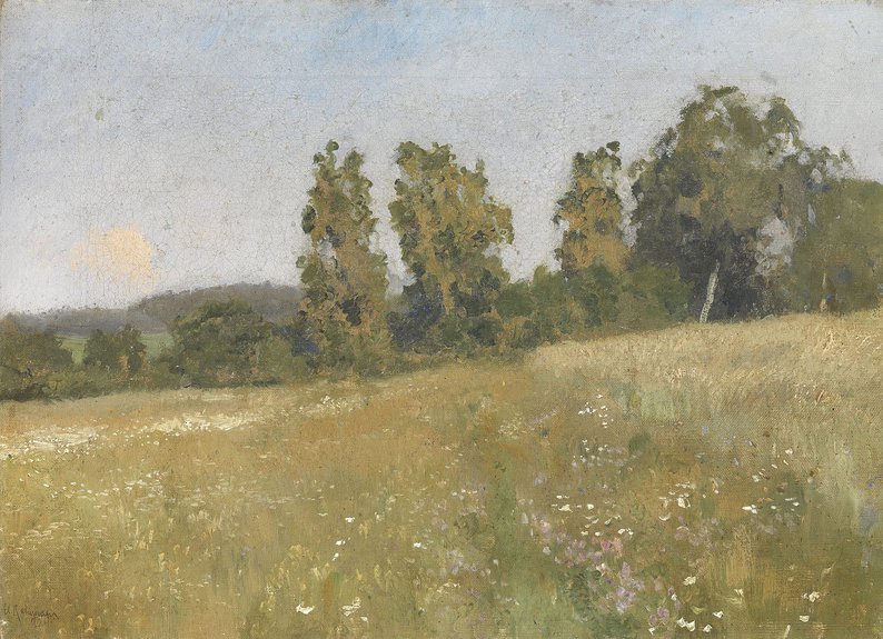 Исаак Левитан. "Лесная поляна". 1890-е. MacDougall's, эстимейт £120-180 тыс.