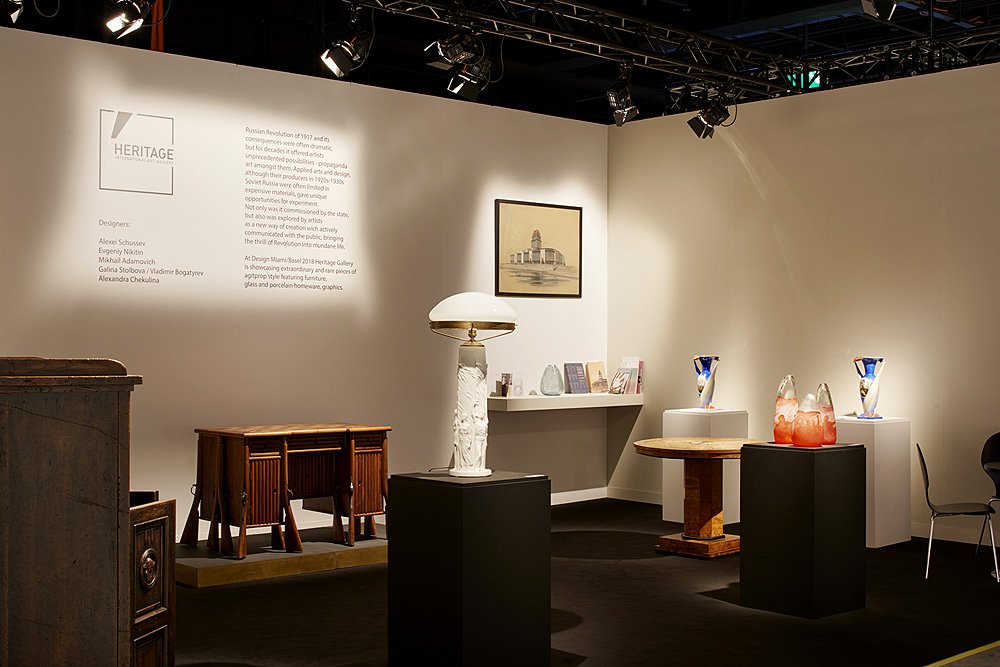 Стенд галереи «Эритаж» на ярмарке Design Miami/Basel. 2018