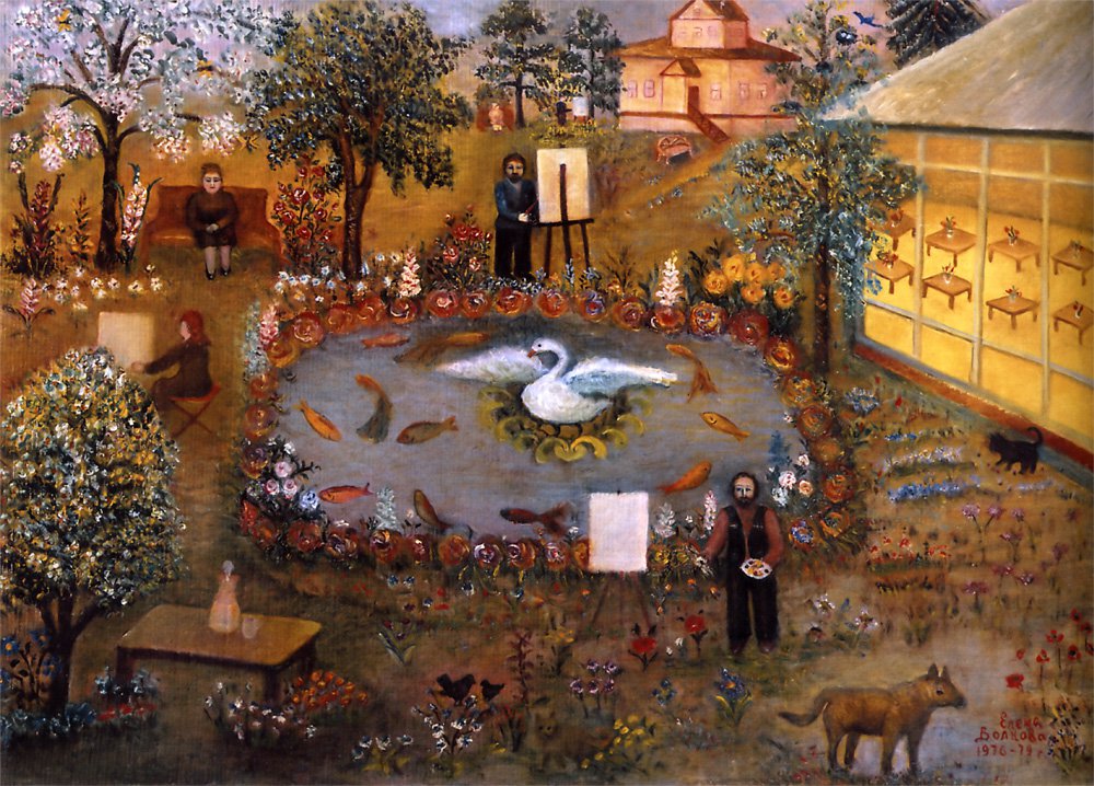 Елена Волкова. «На старой Ладоге». 1977. Частное собрание. Фото: Издательство «Текст»