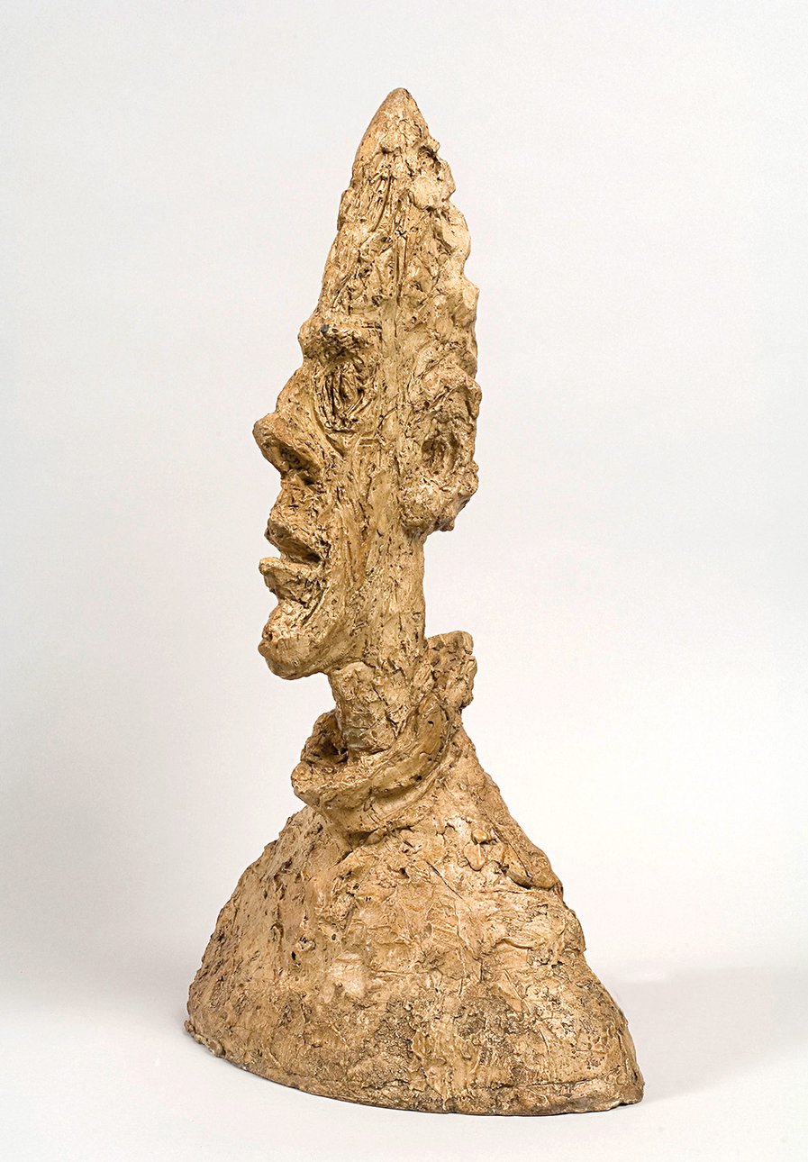 Альберто Джакометти. «Длинная тонкая голова». 1954. Гипс. Фото: Succession Alberto Giacometti / Prolitteris, Zurich