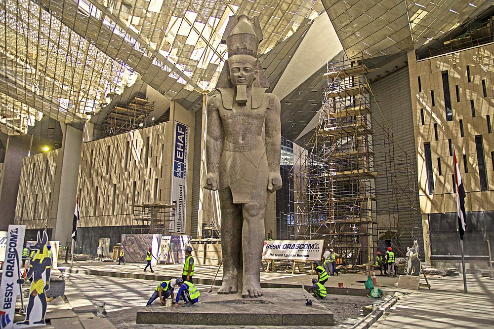 Большой Египетский музей. Фото: EPA/MOHAMED HOSSAM/ТАСС