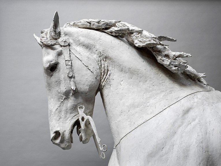 Поль Дюбуа. Конная статуя Жанны д'Арк. 1889. Фрагмент © Musée Camille Claudel, photo Marco Illuminati