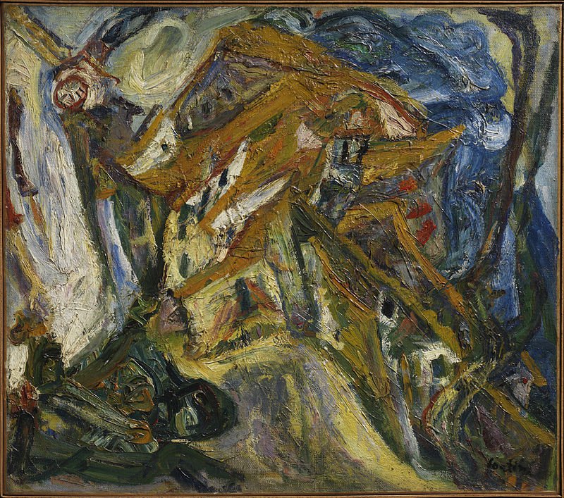 Хаим Сутин. «Вид на Сере». 1921