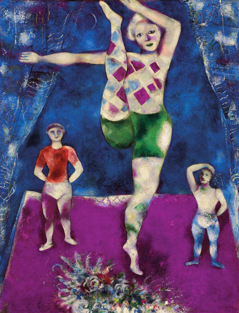 Марк Шагал. «Три акробата». 1926. Фото: из коллекции Петра Авена