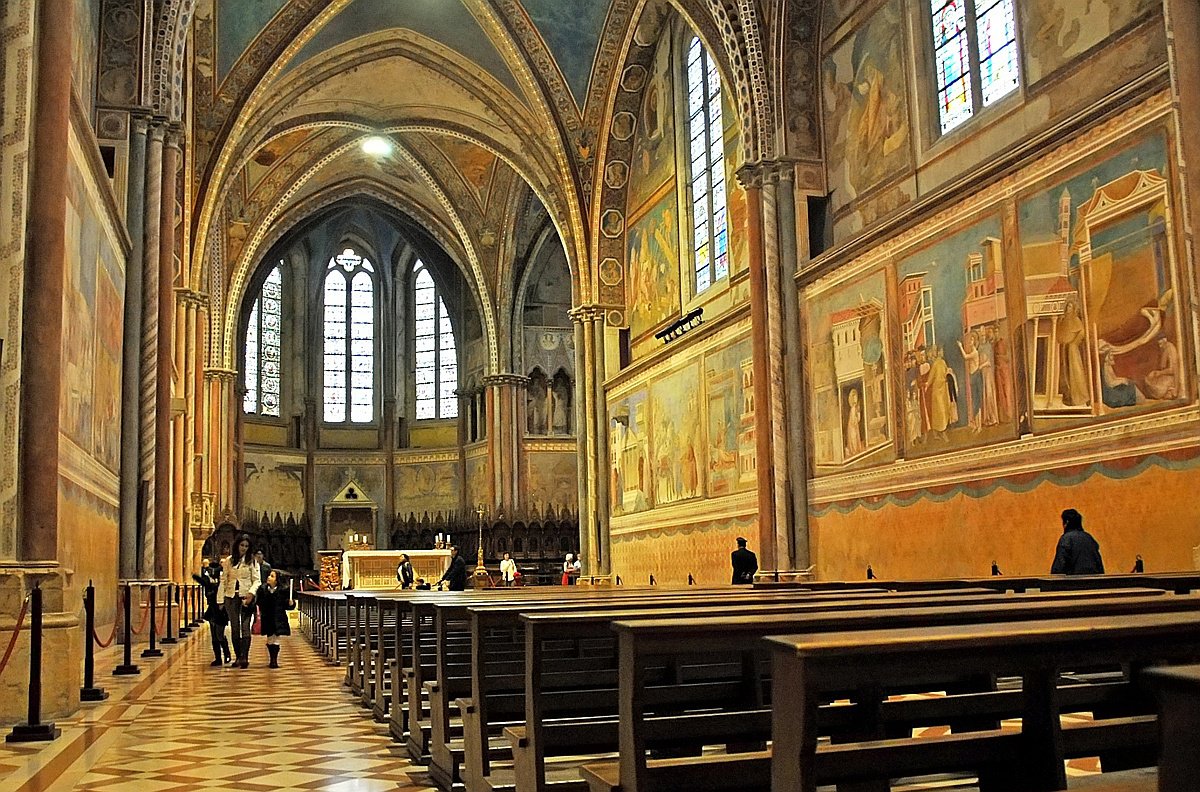 Верхняя церковь базилики Сан-Франческо в Ассизи. Фото: Dennis G. Jarvis/flickr.com