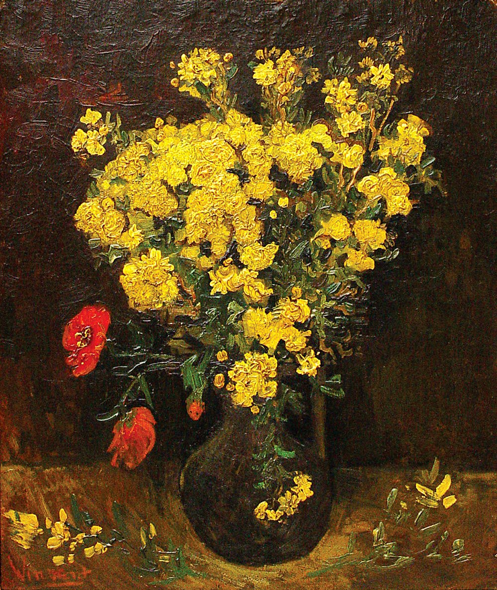 Винсент ван Гог. «Маки» («Ваза с цветами»). 1887. Украдена в 2010 г. Фото: Mohamed Mahmoud Khalil Museum