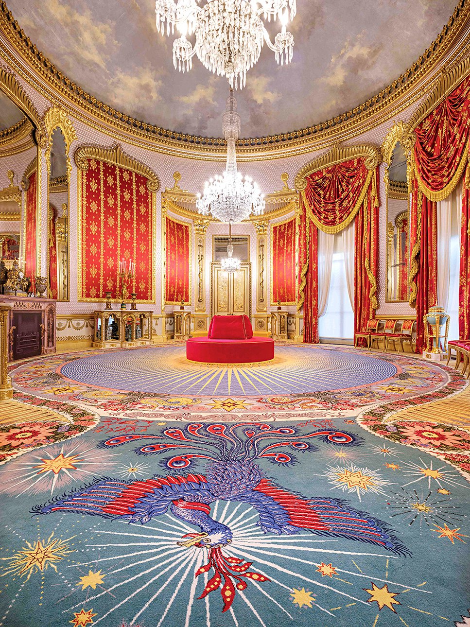 Узоры на стенах теперь не из серебра, а из платины. Фото: Royal Pavilion & Museums, Brighton & Hove/Jim Holde