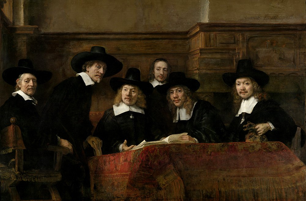 Рембрандт. «Синдики». 1662. Фото: Rijksmuseum