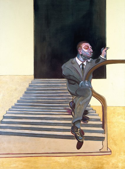 Френсис Бэкон. Портрет мужчины, спускающегося по лестнице. 1972. The estate of Francis Bacon, DACS 2016