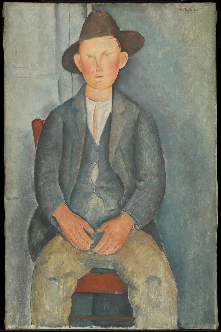 Амедео Модильяни. Юный крестьянин. 1918. Фото: Tate Photo © Tate