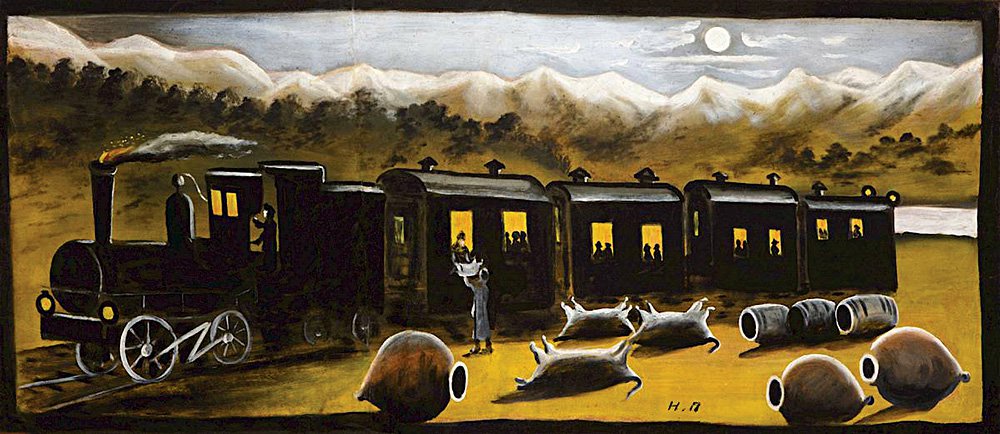 Нико Пиросмани. «Кахетинский поезд». Национальный музей искусств Грузии в Тбилиси. Фото: Infinitart Foundatio