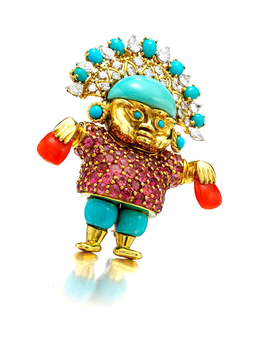 Брошь Дональда Клафлина для Tiffany & Co. 1970-е. FD GALLERY. Фото: TEFAF