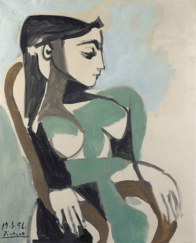 Пабло Пикассо. «Женщина в кресле». Courtesy of Christie’