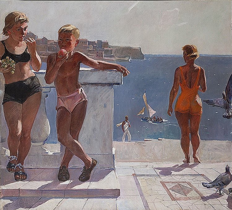 Александр Дейнека. «В Севастополе». 1956