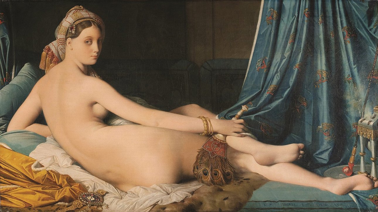 Жан Огюст Доминик Энгр. Большая одалиска. 1814