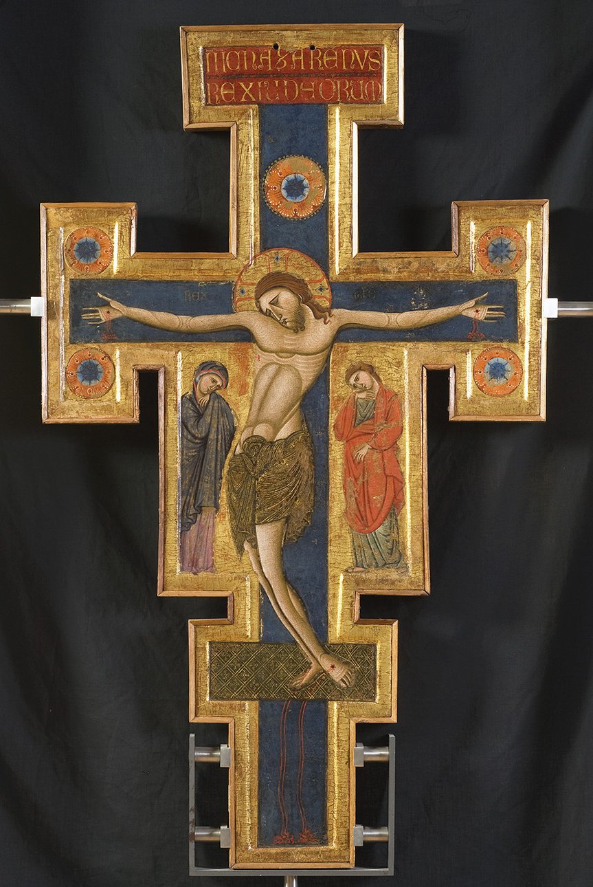 Мастер Святого Франциска. Двусторонний процессионный крест. 1270–1280. Фото: The Galleria Nazionale dell'Umbria