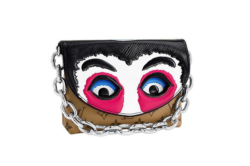 Клатч Kabuki с элементами фирменной кожи Epi и узором Monogram от Louis Vuitton. Фото: Louis Vuitto
