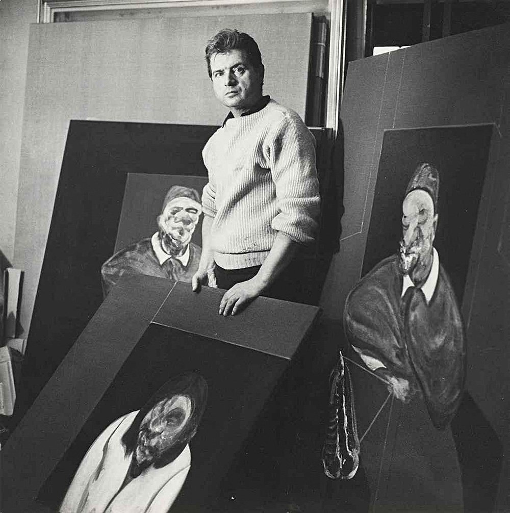 Фрэнсис Бэкон в мастерской. 1960 г. Фотография Сесила Битона. Фото: Francis Bacon MB Art Foundation