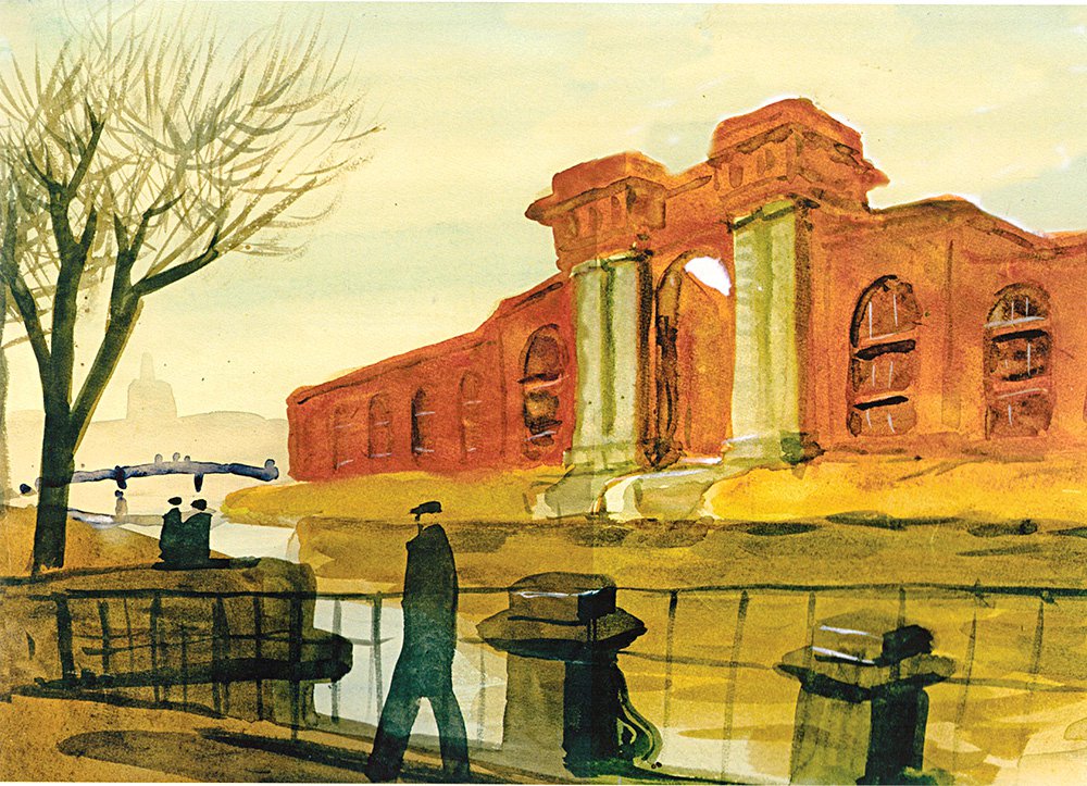 Николай Лапшин. «Новая Голландия». 1940. Собрание семьи Березовских. Фото: Государственный Русский музей