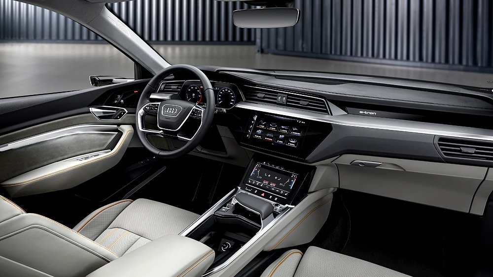 Салон Audi e-tron. Фото: Audi