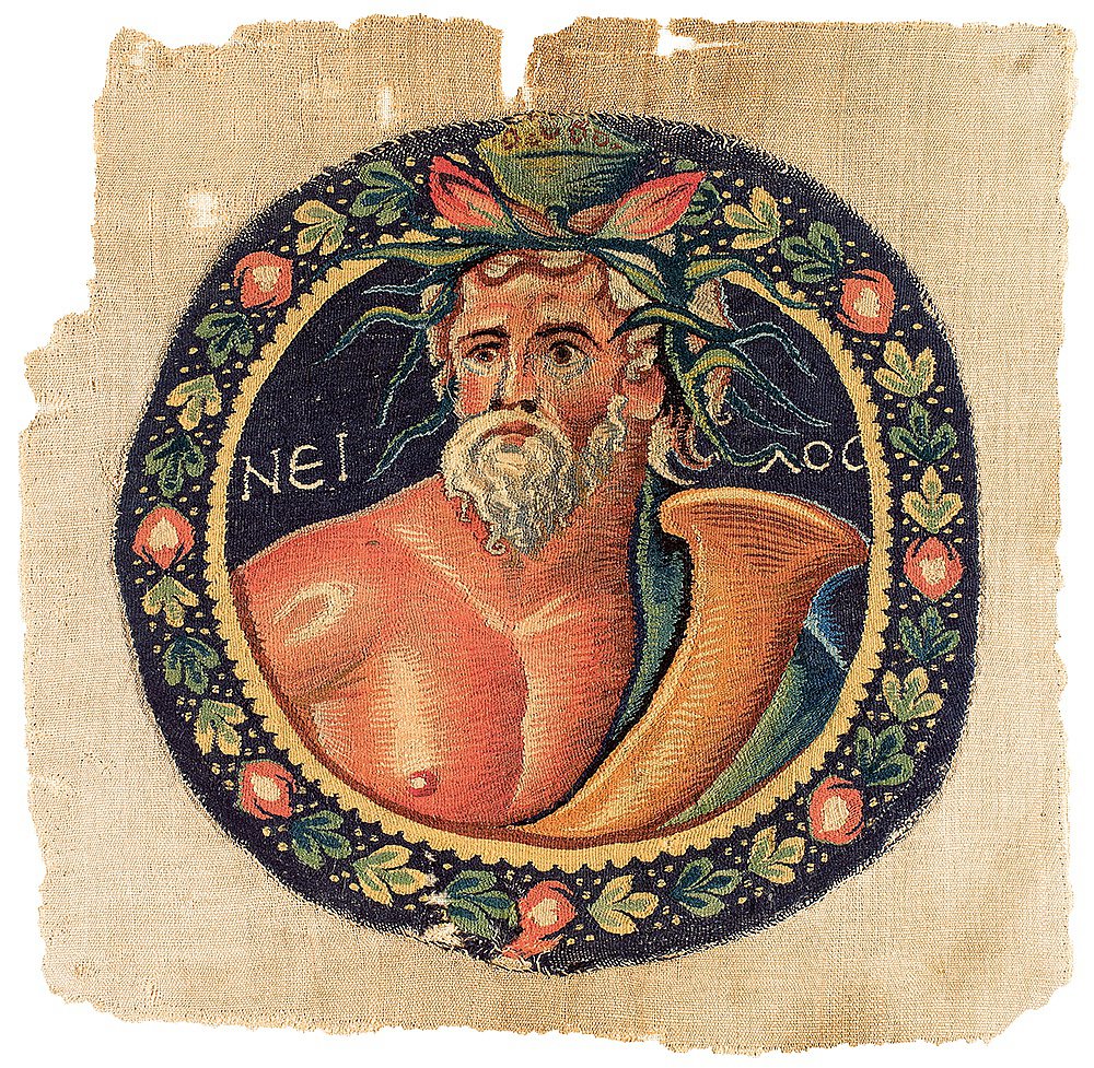 Коптская ткань с изображением бога Нила. Египет. III–IV вв. н.э. ГМИИ им. А.С.Пушкина