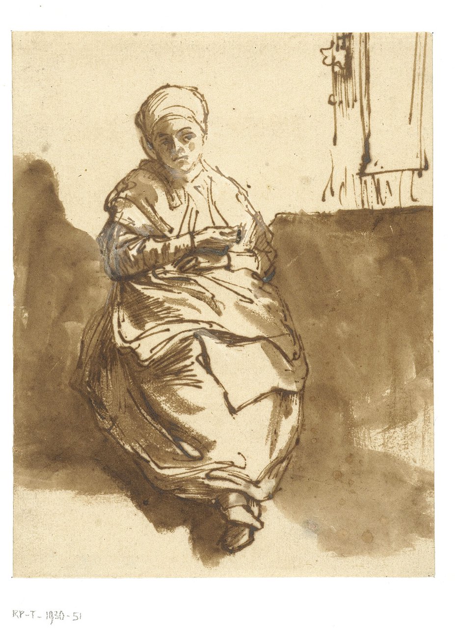 Рембрандт. «Молодая женщина, сидящая у окна». 1638. Фото: Rijksmuseum