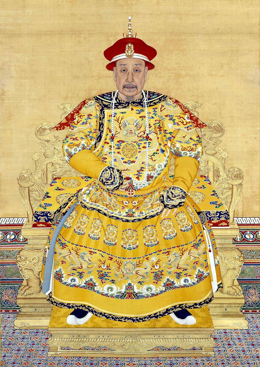Неизвестный художник. «Портрет императора Цяньлуна». Фото: Музеи Московского Кремля