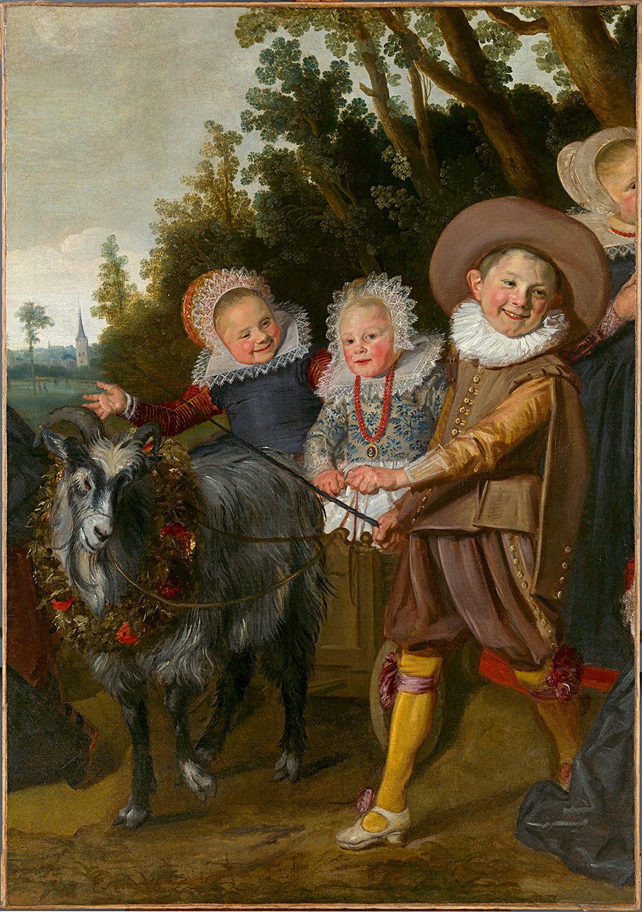 Франс Халс. «Дети семьи ван Кампен с запряженной козой». 1623–1625. Фото: J. Geleyns / RMFAB, Brussel