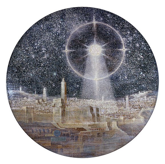 Дмитрий Плавинский. «Очное видение над Иерусалимом». 2005. Courtesy of New Space Theatre of Natio