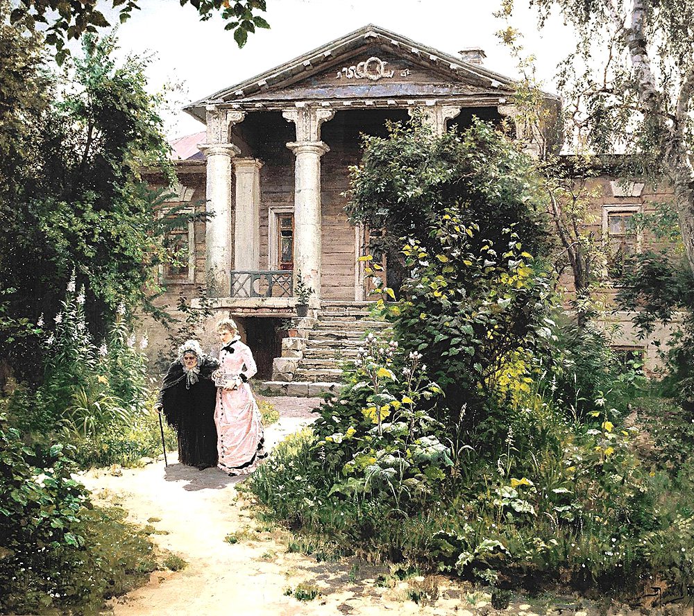 Василий Поленов. «Бабушкин сад». 1878. Фото: Государственная Третьяковская галерея