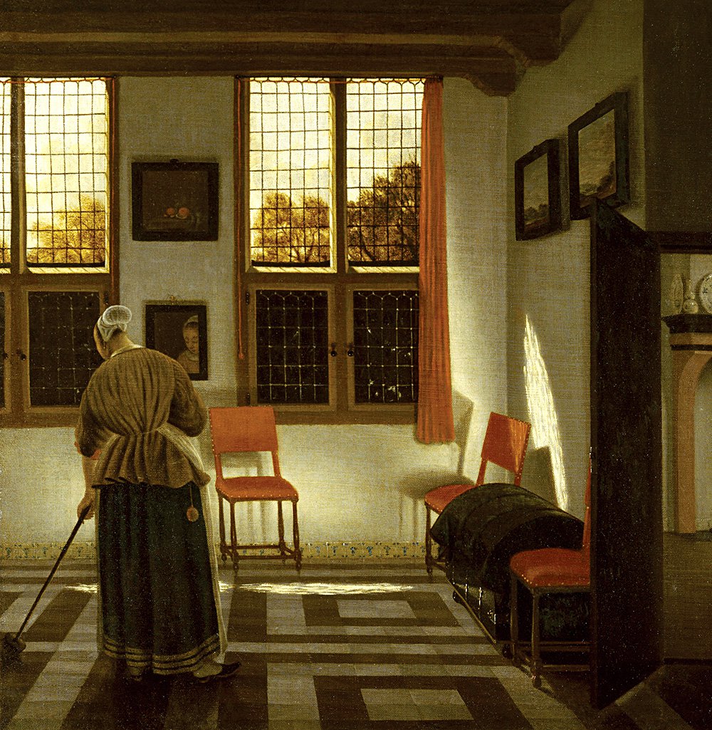 Питер Янсенс Элинга. «Комната в голландском доме». Конец 1660-х - начало 1670-х гг. Фото: Государственный Эрмитаж