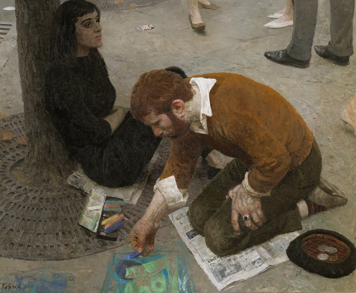 Г.М. Коржев. Художник. 1961. Холст, масло. 160 × 195 © Государственная Третьяковская Галерея